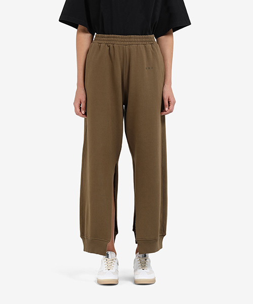 Slit Khaki Sweatpants