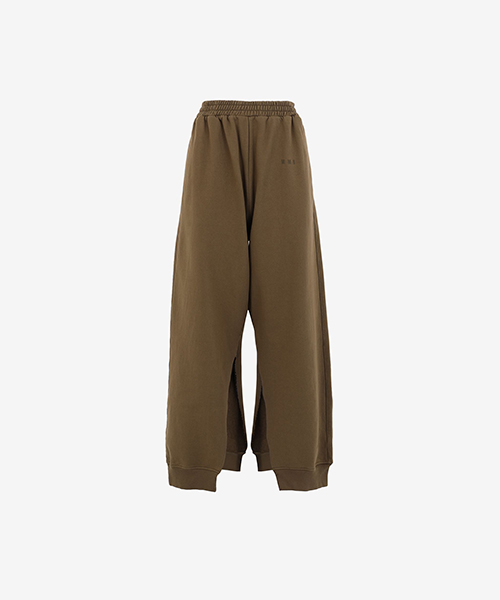 Slit Khaki Sweatpants
