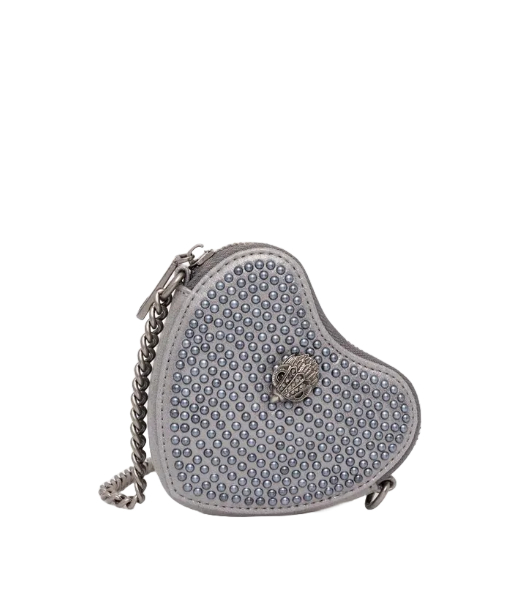 Micro Heart Silver Crossbody