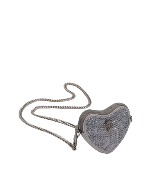 Micro Heart Silver Crossbody