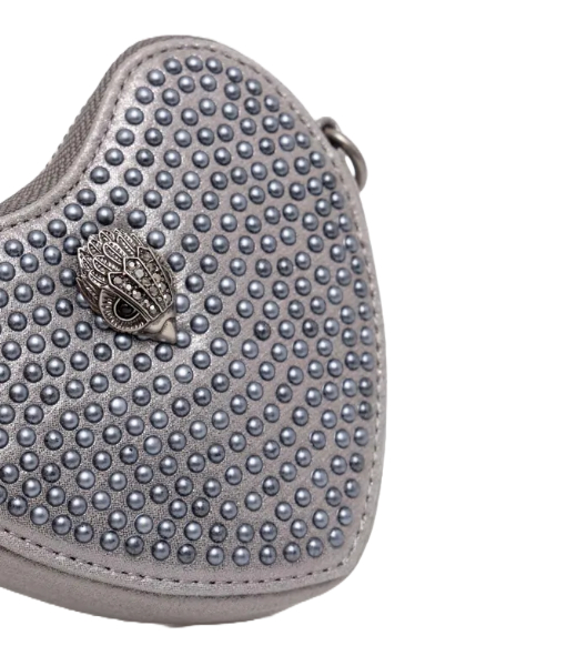 Micro Heart Silver Crossbody