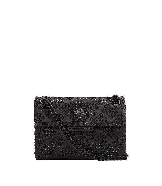 Fabric Mini Kensington Black Shoulderbag