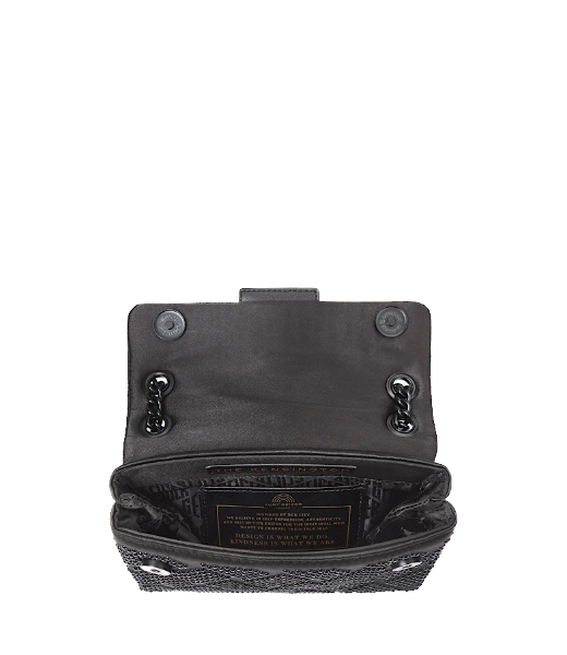 Fabric Mini Kensington Black Shoulderbag