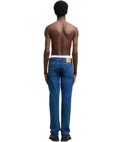 Classic Fit Jeans Indigo Denim Pants