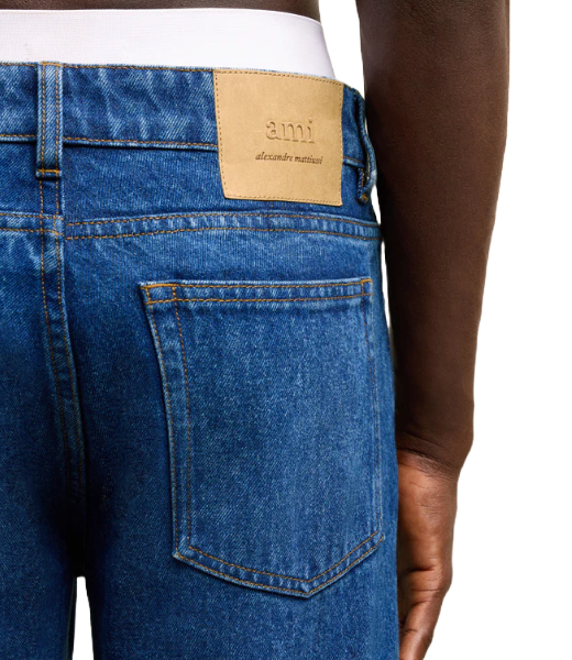Classic Fit Jeans Indigo Denim Pants