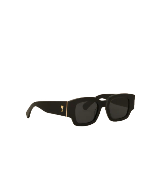 Classical Ami De Coeur Black Silver Sunglasses