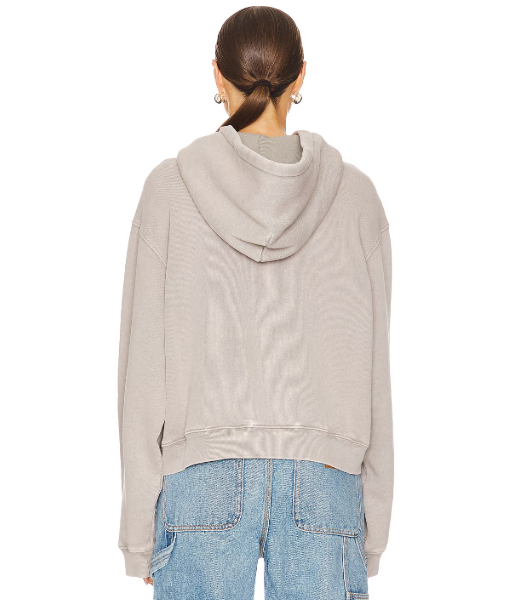 Washed Oyster Hoodie With Logo