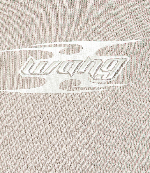 Washed Oyster Hoodie With Logo