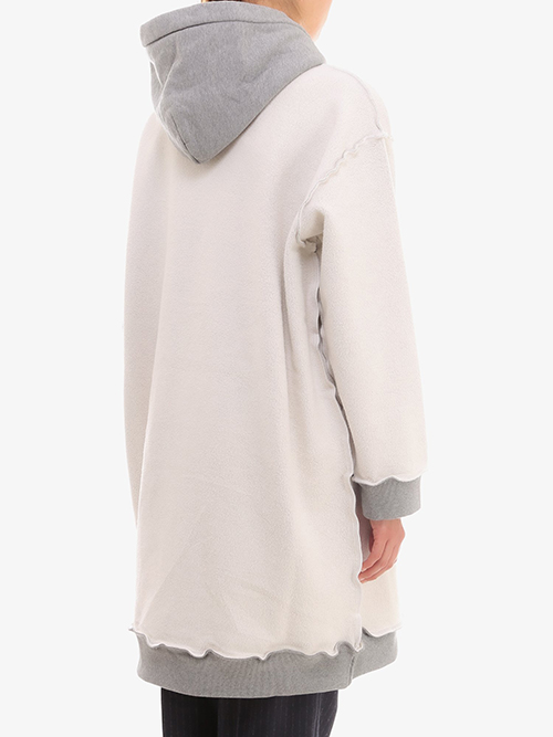 Oversized White Hoodie