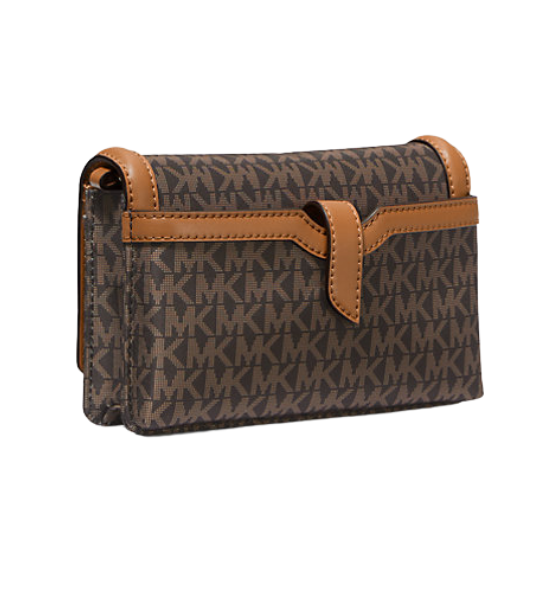 Brown Small Phone wBG Xbody Bag
