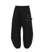 Black Twisted Joggers