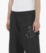 Black Twisted Joggers