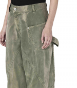Green Twisted Workwear Jeans