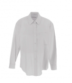 Boyfriend Shirt With Logo Flag Tag