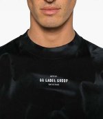 Black Smoke Effect Tee Jersey