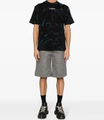 Black Smoke Effect Tee Jersey