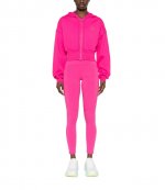 Adidas X Stella McCartney CRO HOODIE Fuxia Crop Hoodie