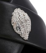 Orson Cross Strap  black Sandal
