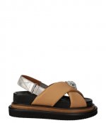 Orson Cross Strap Camel Sandal