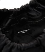 Crescent Small Top Handle Black Handbag