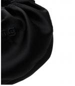Crescent Small Top Handle Black Handbag