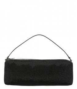 Heirese Flex Bag Black Rhinstones Handbag