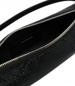 Heirese Flex Bag Black Rhinstones Handbag