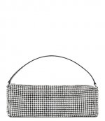 Heirese Flex Bag White Crystals Handbag