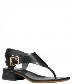 Robyn Flex Thong Black Leather Ssndal