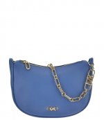 Kendall French Blue SM Bracelet Pouchette Leather Shoulder Bag