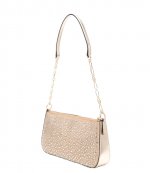 Empire Pale Gold MD Chain Pouchette Leather Shoulder Bag