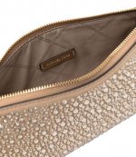 Empire Pale Gold MD Chain Pouchette Leather Shoulder Bag
