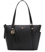 Sullivan MD TZ Black Leather Tote