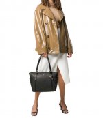 Sullivan MD TZ Black Leather Tote