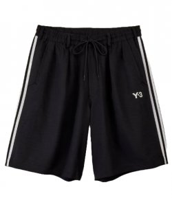 Y3 X REAL MADRID 3SSP UNI SHORTS Black Shorts