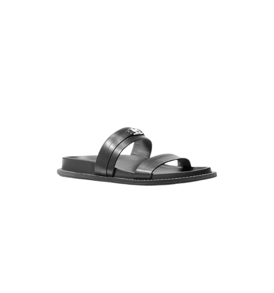 Mandy Black Flat Sandal