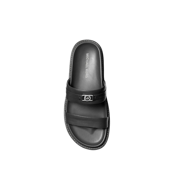 Mandy Black Flat Sandal