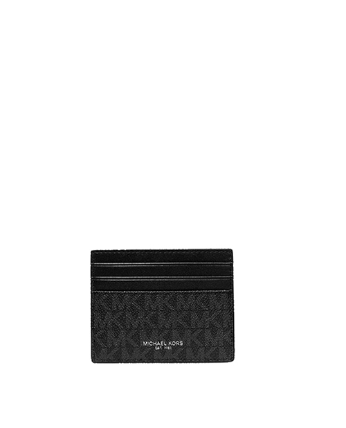 Black Logo Card Case