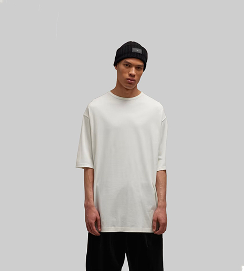 White Boxy Tee