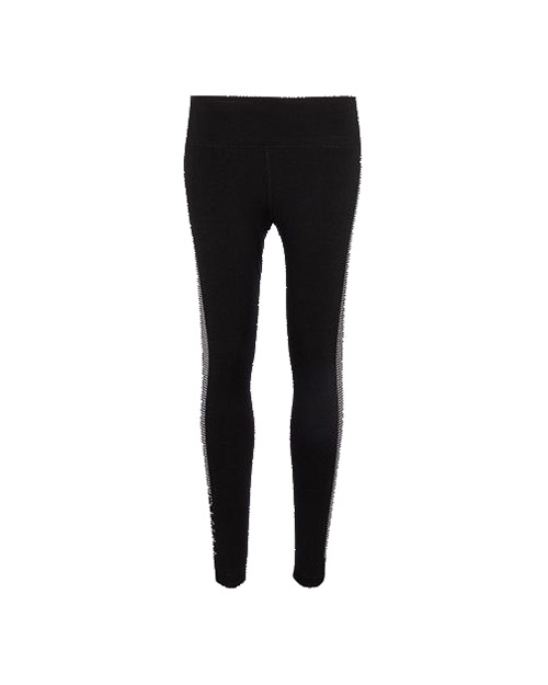 Black Logo Tights