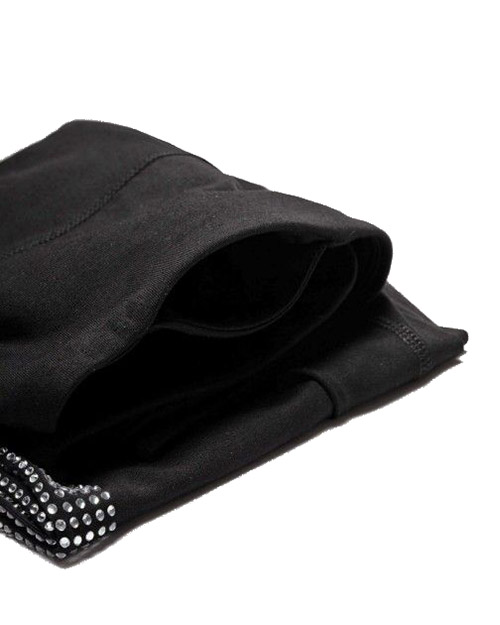 Black Logo Tights