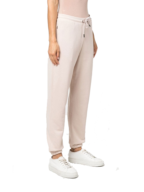 Victoria Beckham Soft Ecru Straight Leg Joggers