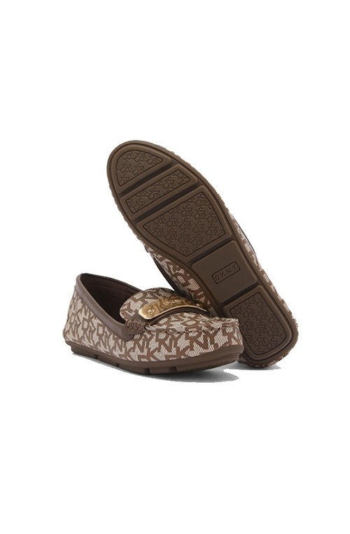 Logo Print Crystal Loafer
