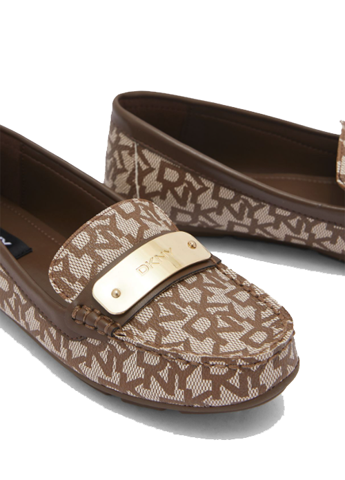 Logo Print Crystal Loafer