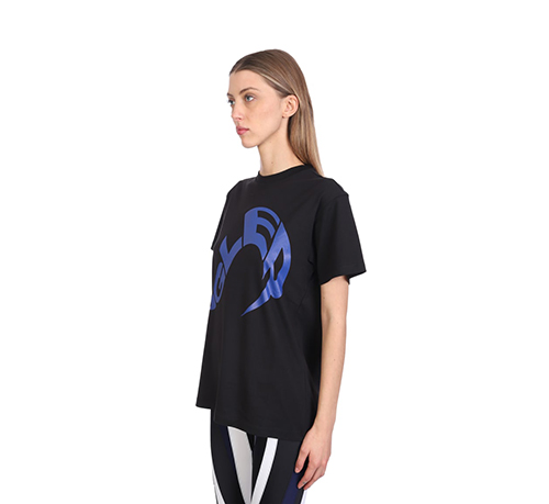Black Royal  Blue Logo T- Shirt