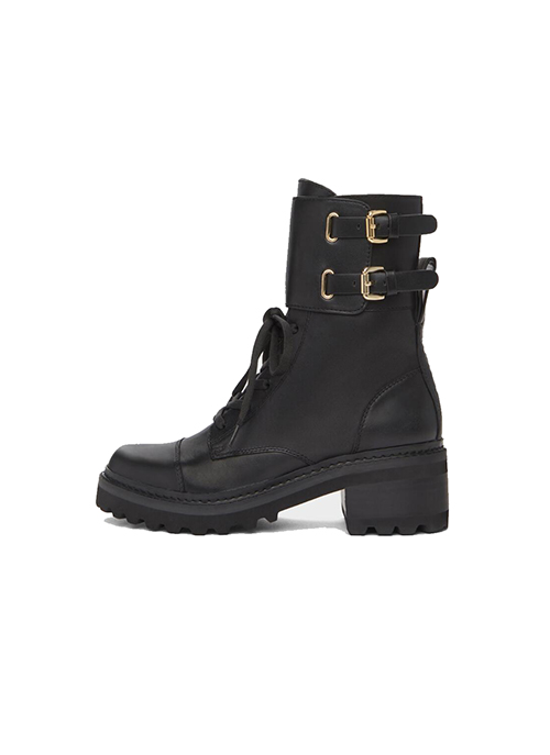 Smooth Black Calf Boot