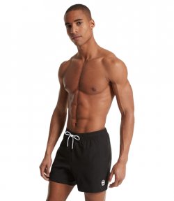 Black Stretch Swim Trunk