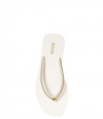 Jinx Cream Bombe HotFix Stones Poly Web Flip Flop