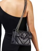 Black Mini Kensington X Bag Silver Eagle