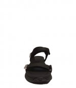 Ari Webbing Black Sandal